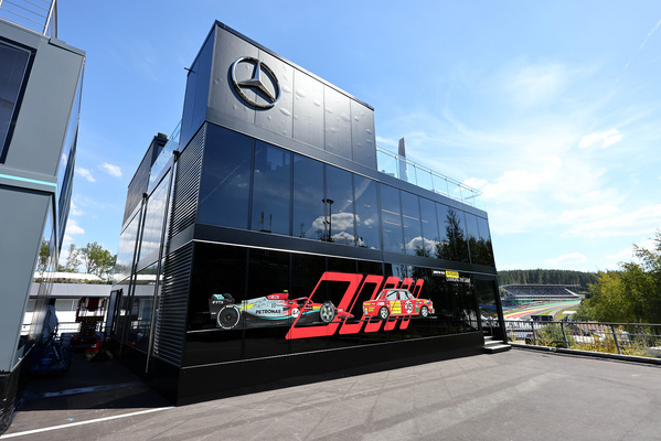Belgiens Grand Prix 2022. Mercedes AMG F1 fejrer AMGs 55 år fødselsdag